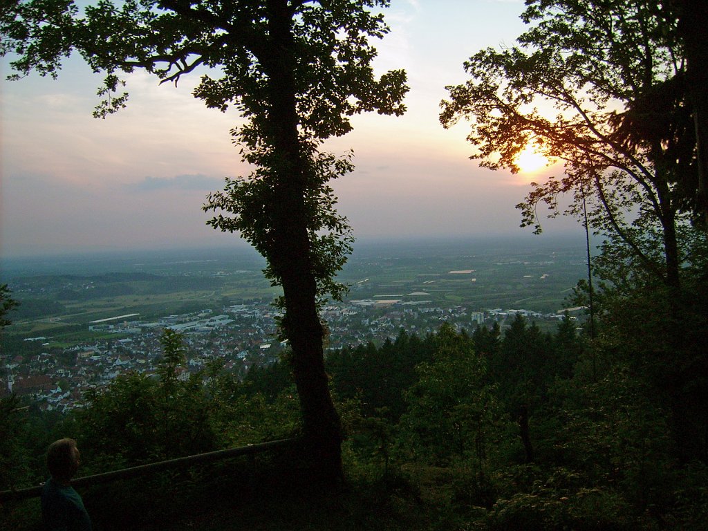 dsci0233.jpg - Zurück am Schwalbenstein war die Aussicht auf Oberkirch wunderschön